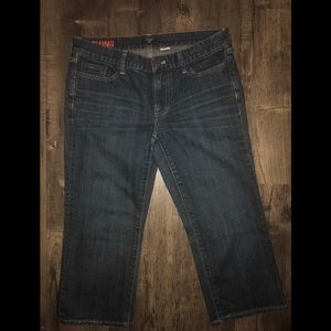 J. Crew Cropped Capri Hipslung Jeans Like New